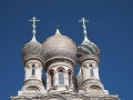 Ortodoxní ruský kostel na ulici Via Luigi Nuvoloni v San Remu.