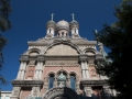 Ortodoxní ruský kostel na ulici Via Luigi Nuvoloni v San Remu.