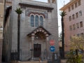 Kostel v Bordigheře, pravděpodobně Parrocchia Immacolata Concezione Dei Padri Francescani.