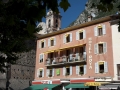 Hotel v horské francouzské vesničce Breil-sur-Roya.