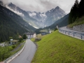 Cestou ze Stelvio Pass směrem na Rakousko.