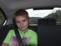 Cestou přes Rakousko asi před Klagenfurtem