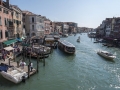 Pohled z mostu Ponte di Rialto
