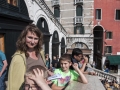 Pohled z mostu Ponte di Rialto