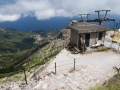 Vrchní stanice lanovky na vrcholu Monte Capanne
