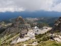 Vrchní stanice lanovky na vrcholu Monte Capanne
