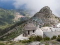 Vrchní stanice lanovky na vrcholu Monte Capanne