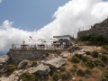 Vrchní stanice lanovky na vrcholu Monte Capanne