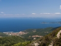 Pohled z lanovky na Marciana Marina