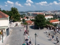 Pohled z Pražského hradu na Prahu