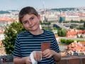 Pohled z Pražského hradu na Prahu