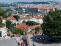 Pohled z Pražského hradu na Prahu
