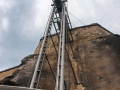Hradní pevnost Konigstein - skleněný výtah na hradby