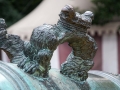 Hradní pevnost Konigstein - nádherné zdobení kanónů