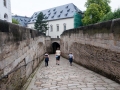 Hradní pevnost Konigstein - vchod do hradu
