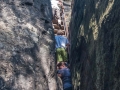 A pořádné stoupání na skalní hrad