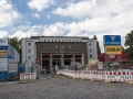 Tunel na druhou stranu přístavu, kde i auta jezdí výtahem - Alter Elbtunnel