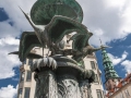 Stork Fountain na náměstí Amagertorv