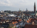 Pohled z věže Rundetaarn na Kodaň