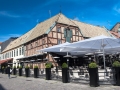Původní stavby zachované v centrum Malmo