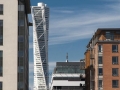 Asi architektonicky nejvýraznější stavba Malmo - Turning Torso