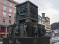 Centralni namesti Torgallmenningen v Bergenu