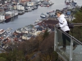 Pohled na ergen z vyhlidky Fløyen