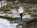 Cesta z Fløyen k jezirku Revurtjernet
