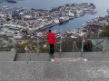 Pohled na ergen z vyhlidky Fløyen