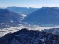 Na sjezdovce - nejvyssi bod vrchol Palon 2090m
