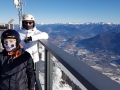 Na sjezdovce - nejvyssi bod vrchol Palon 2090m