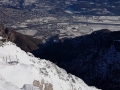 Na sjezdovce - nejvyssi bod vrchol Palon 2090m