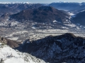 Na sjezdovce - nejvyssi bod vrchol Palon 2090m