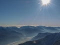 Na sjezdovce - nejvyssi bod vrchol Palon 2090m