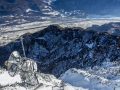 Na sjezdovce - nejvyssi bod vrchol Palon 2090m