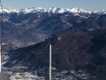Na sjezdovce - nejvyssi bod vrchol Palon 2090m