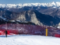 Na sjezdovce - nejvyssi bod vrchol Palon 2090m