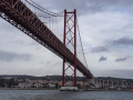 Pohled na 25 de Abril Bridge