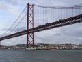 Pohled na 25 de Abril Bridge