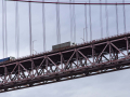 Pohled na 25 de Abril Bridge