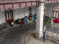 Bezdomovci u nadrazi Rossio