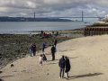 Pohled na 25 de Abril Bridge