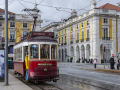 Lisabonske tramvaje na Praça do Comércio