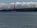 Pohled na 25 de Abril Bridge